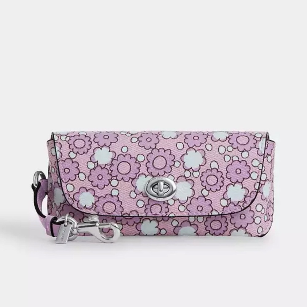 Sunglass Case With Floral Print